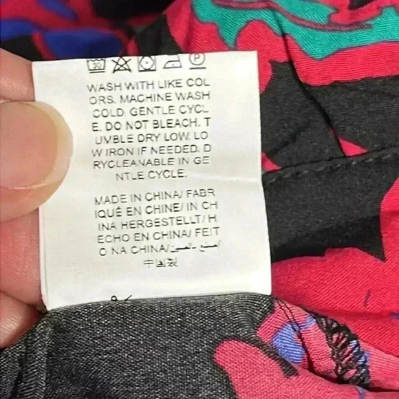 SHEIN Floral Split Maxi Boho Multicolor Skirt Set Size 2XL - Picture 12 of 12